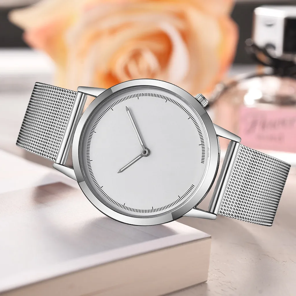 Мужские повседневные кварцевые часы Relojes Para Hombre браслет из нержавеющей стали