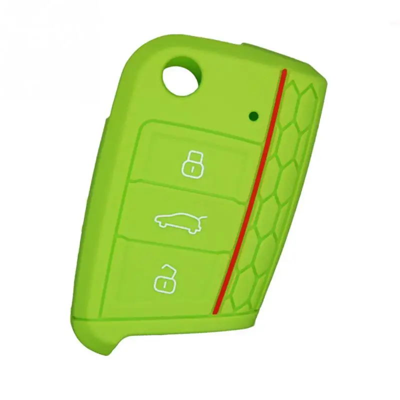Новый Стильный чехол для автомобильного ключа мужчин и женщин силиконовый