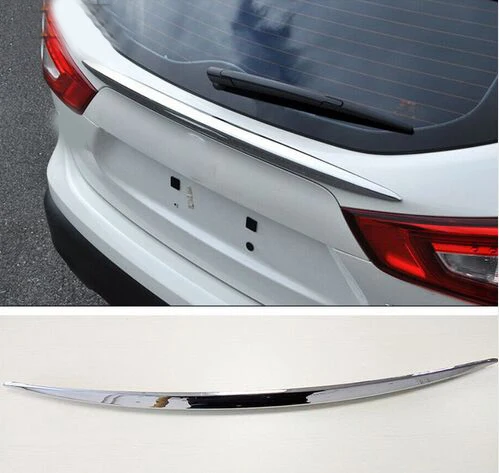 Аксессуары подходят для-16 nissan QASHQAI J11 хромированный задний люк багажника LIFTGATE двери SOPILER крышка молдинг бар полосы