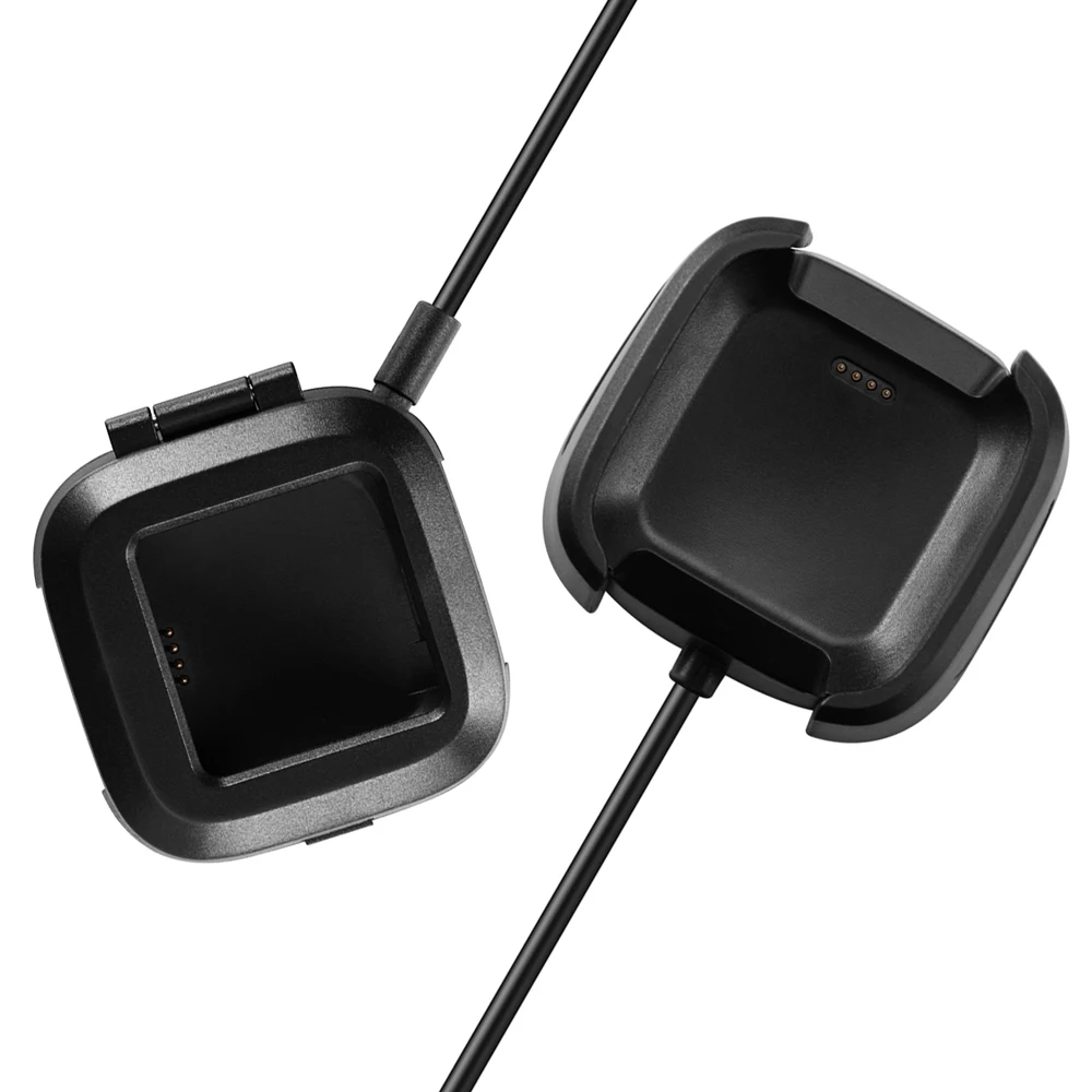 Сменное USB зарядное устройство для Fitbit зарядки смарт-браслет usb зарядный кабель для fitbit versa, ремешок 2/versa браслет адаптер