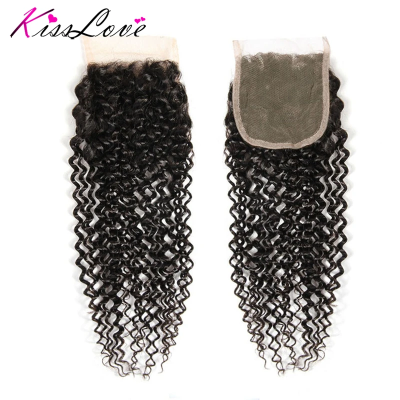 

Kiss Love Curly Wave Bundles with Closure Hair Weave Bundles With Closure Human Hair 3Bundles With Closure Hair Extension