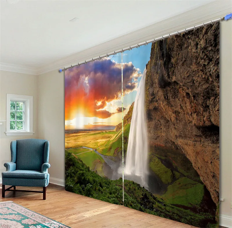 

Luxury 3D Curtains Drapes for Living Room Office Hotel Home Wall Tapestry Can be Customed