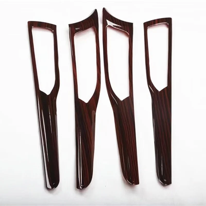 ABS Wood TOMEFON для Ford Mondeo 2013 до ABS углеродное волокно дерево цвет автомобиля внутренняя дверь боковая ручка Чаша внутренняя отделка украшение - Название цвета: ABS Wood
