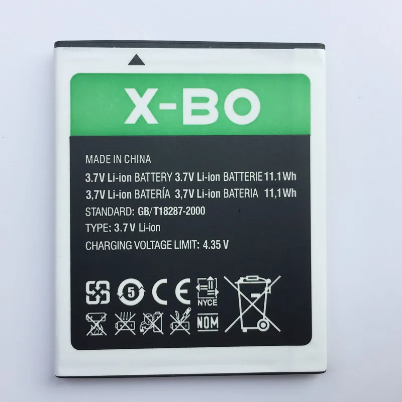 Runboss KB365261A батарея для X-BO V3+ V3 3000mAh батареи сотового телефона