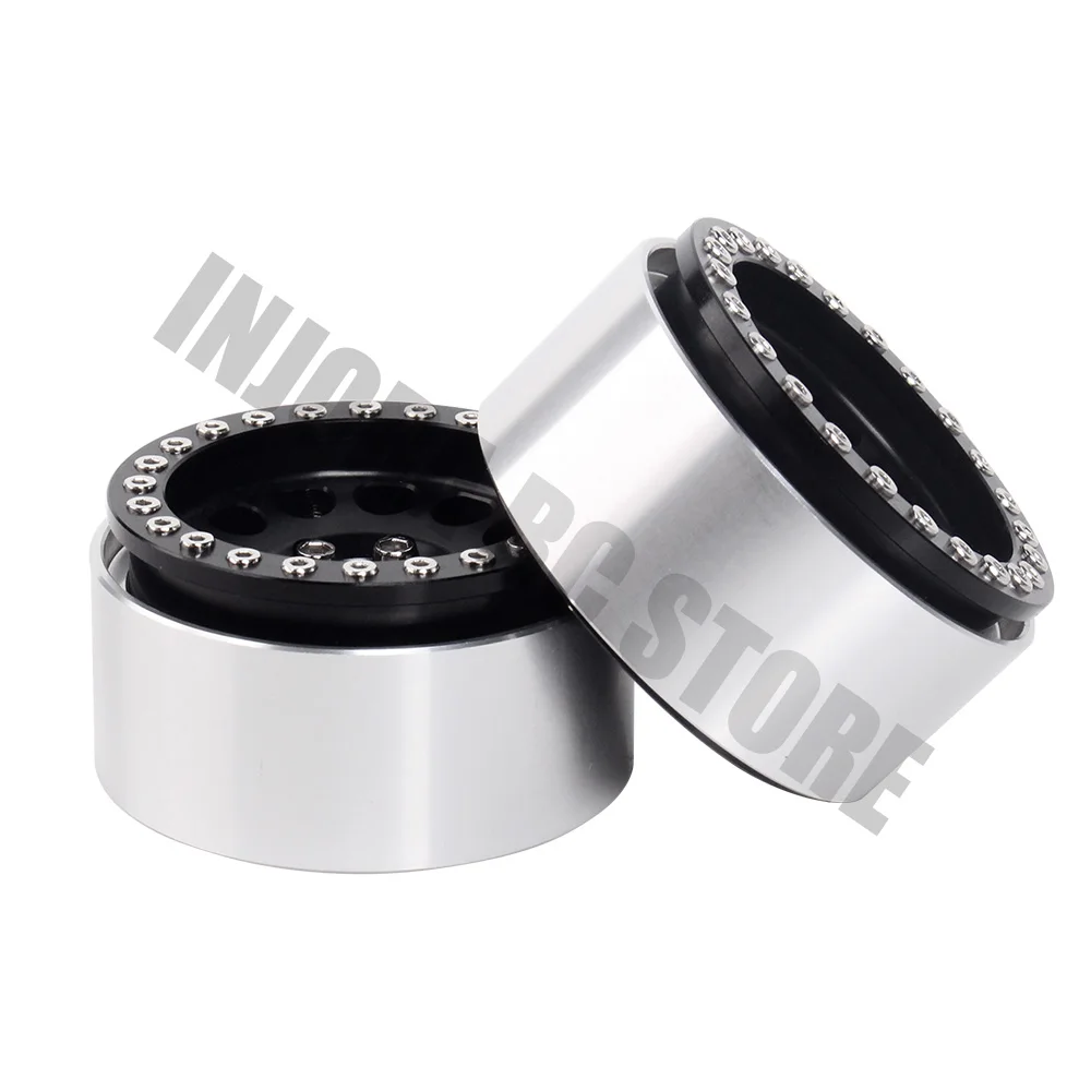4 шт. металлический сплав 1/10 RC Рок Гусеничный 1," колеса BEADLOCK обод для Traxxas TRX-4 Axial SCX10 Tamiya CC01 D90