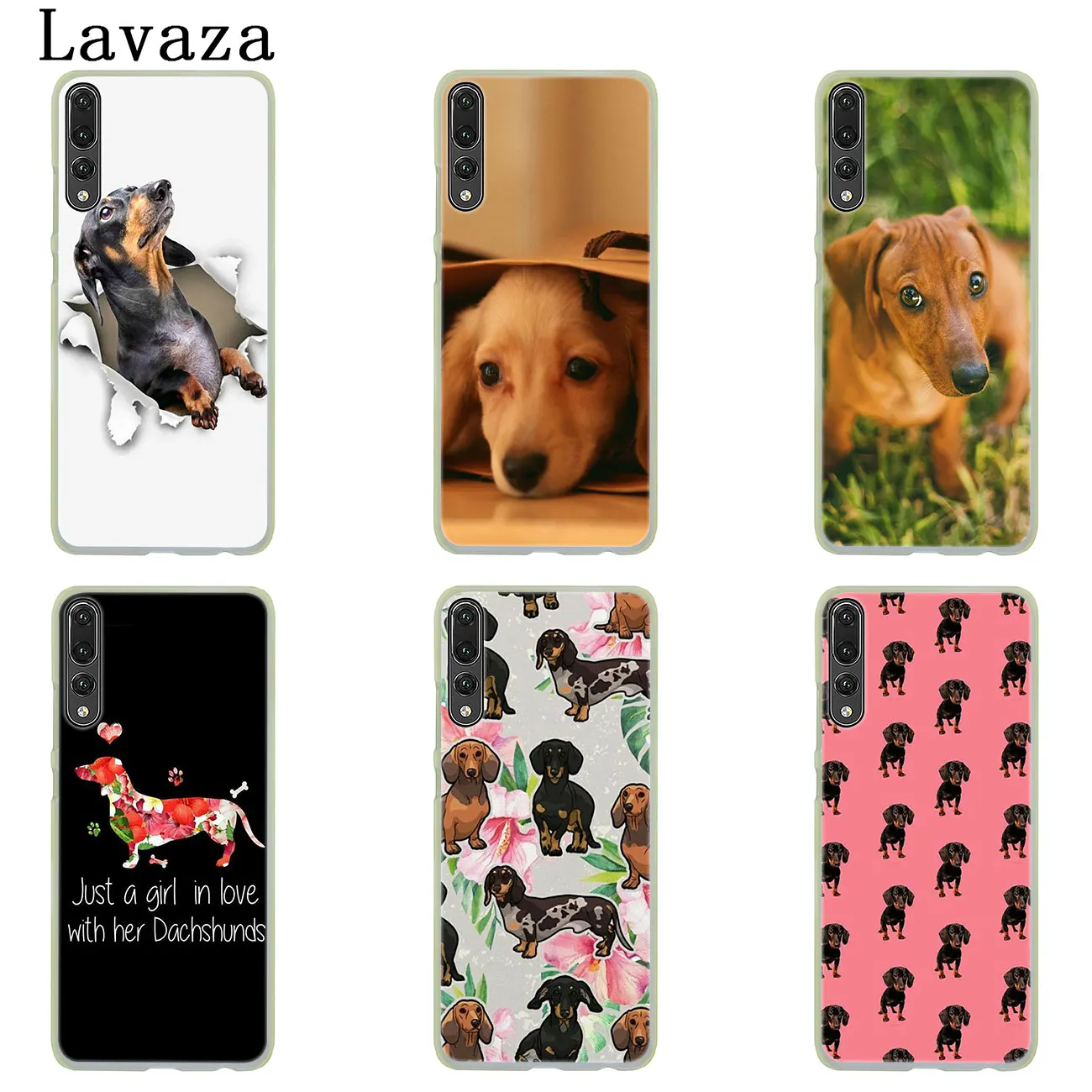 Милый жесткий чехол для телефона Lavaza Такса собаки Huawei P30 P20 P10 P9 Plus P8 Lite Mini 2017 2016 2015 P