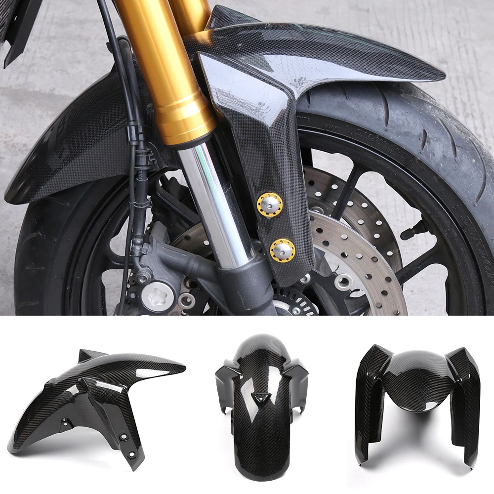 SMOK для Yamaha MT09 MT 09 FZ09 MT-09 FZ-09 2014-2017 мотоцикл углеродное волокно переднее крыло