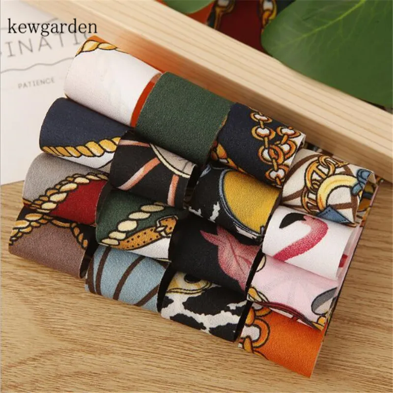 

Kewgarden 1" 1.5" 5/8" 3/8" Printed Polyester Satin Ribbon DIY Earrings Brooch Hairbow Accessories Handmade Tape Webbing 10 Yard