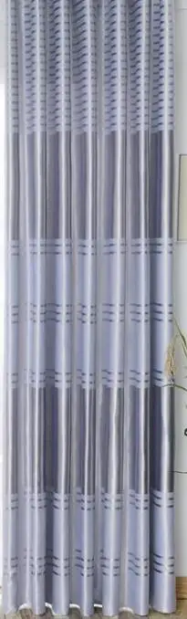 Color 1 Curtains Современные затемненные занавески из полиэстера, занавески для гостиной, спальни, оконные тюлевые ткани для кухни, жаккардовые полосатые занавески - Цвет: Color 1 Curtains
