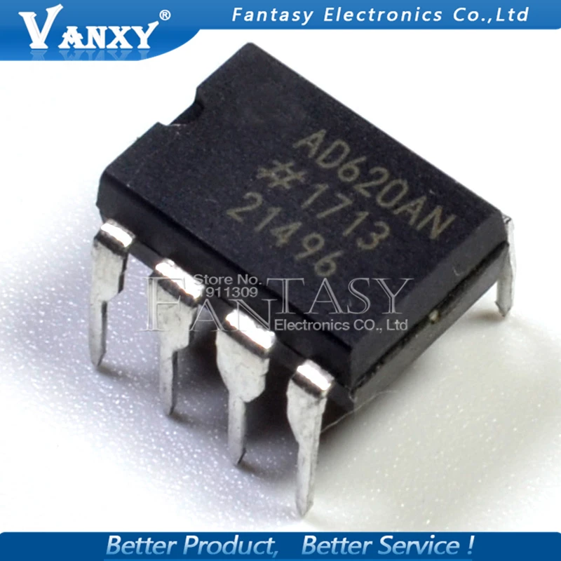5 шт. AD620ANZ DIP-8 операционный усилитель AD620AN DIP AD620A AD620