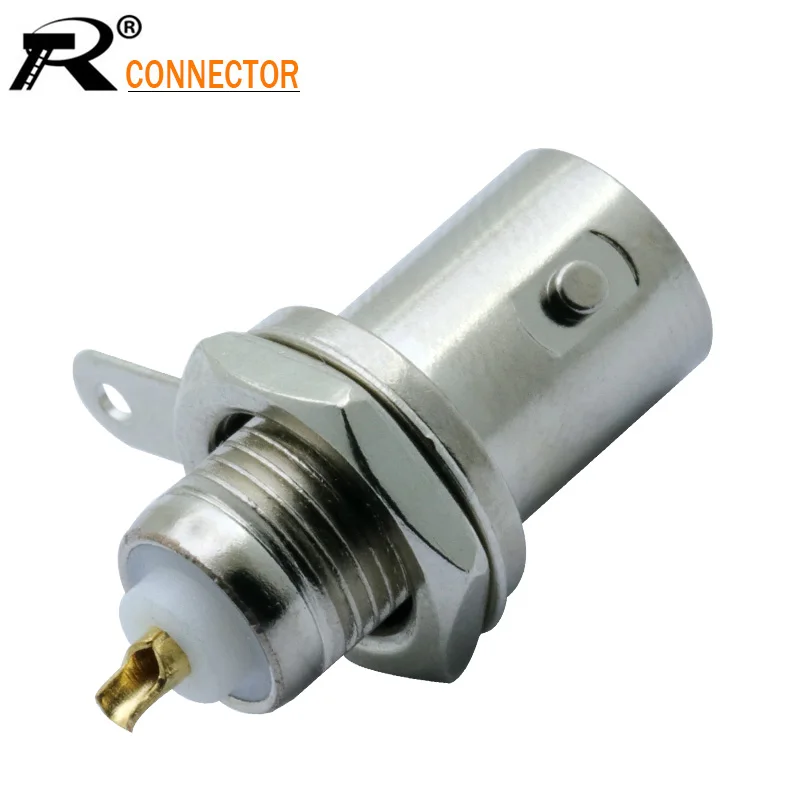 100 шт. BNC Женская переборка гайка припой RF коннектор адаптер провод conector высокое