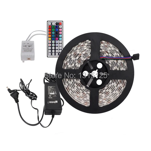 Светодиодные ленты SMD 5050 150Led s RGB 5 м и ИК пульт дистанционного управления с 44