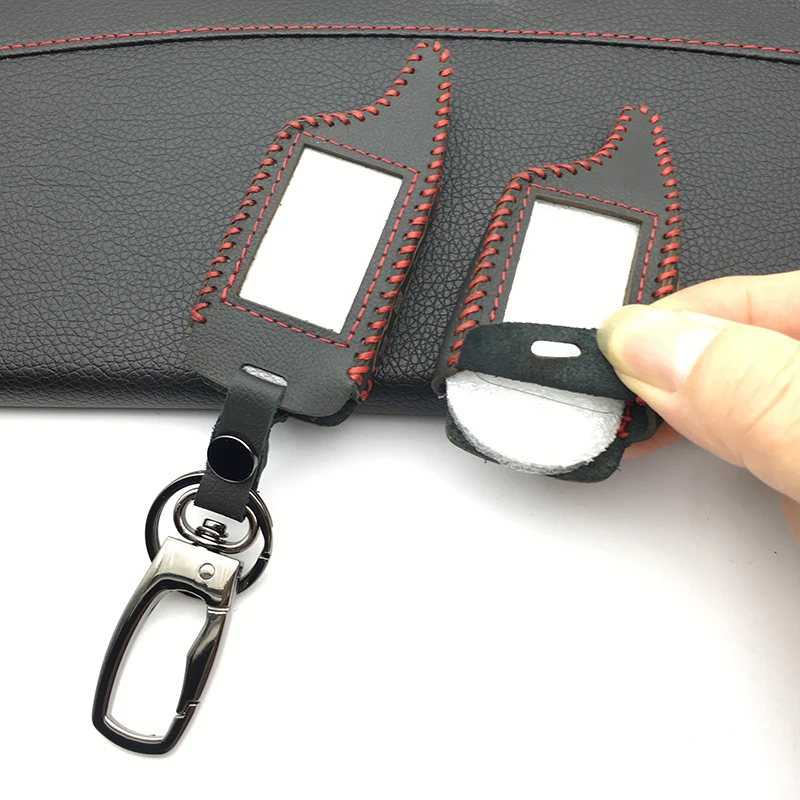 Горячая распродажа чехол из 100% кожи в форме автомобильной сигнализации для Scher Khan