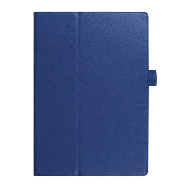 navy Личи Флип Тонкий складной из искусственной кожи чехол для samsung Galaxy Tab S3 s3 9,7 SM-T820/T825/T829 9,7 дюймов планшет Funda Чехол+ пленка+ ручка - Цвет: navy