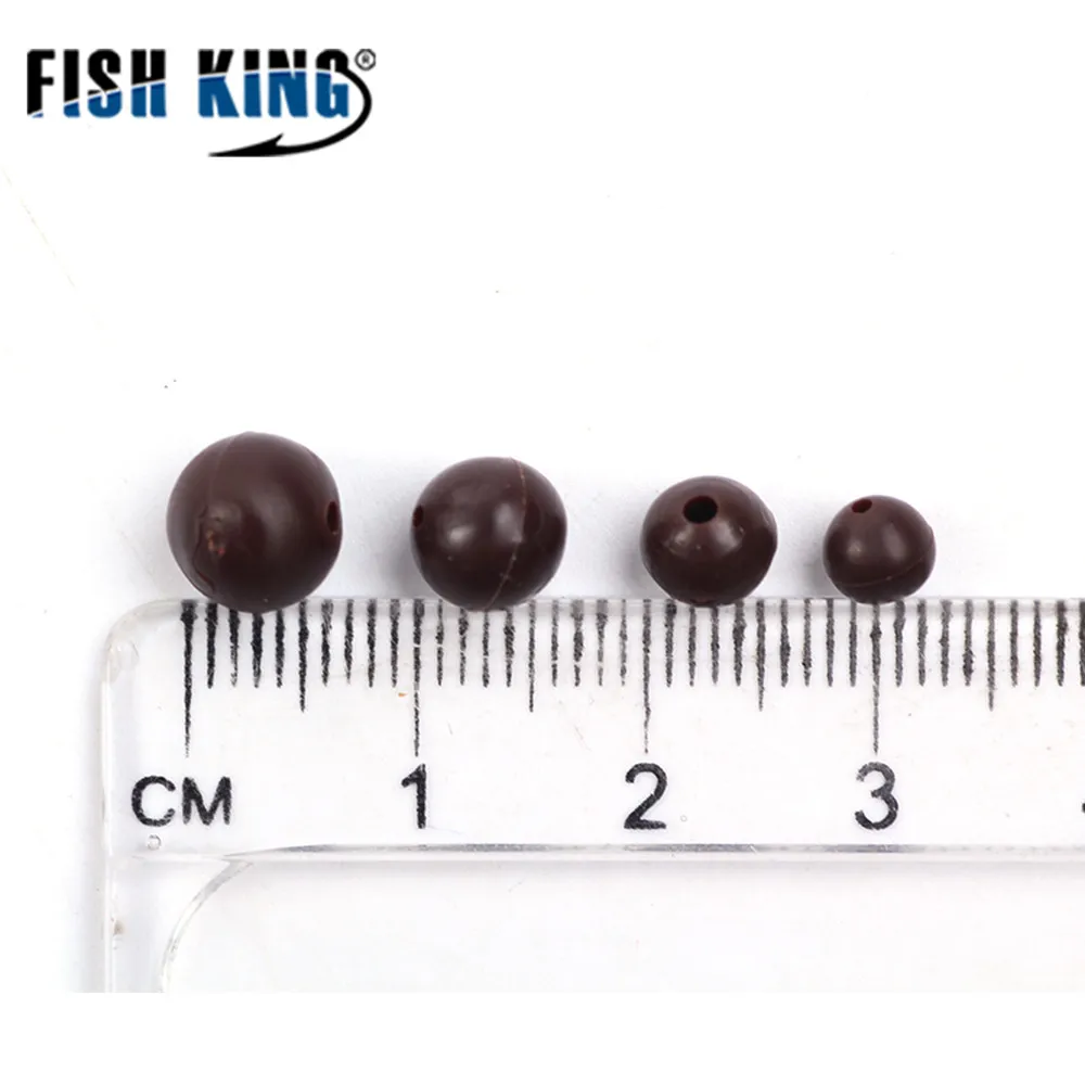 Рыболовные бусины FISH KING, детали для подачи рыболовных крючков, компоненты для ловли карпа, 100 шт./лот, пробки для ловли карпа, рыболовные снасти 630