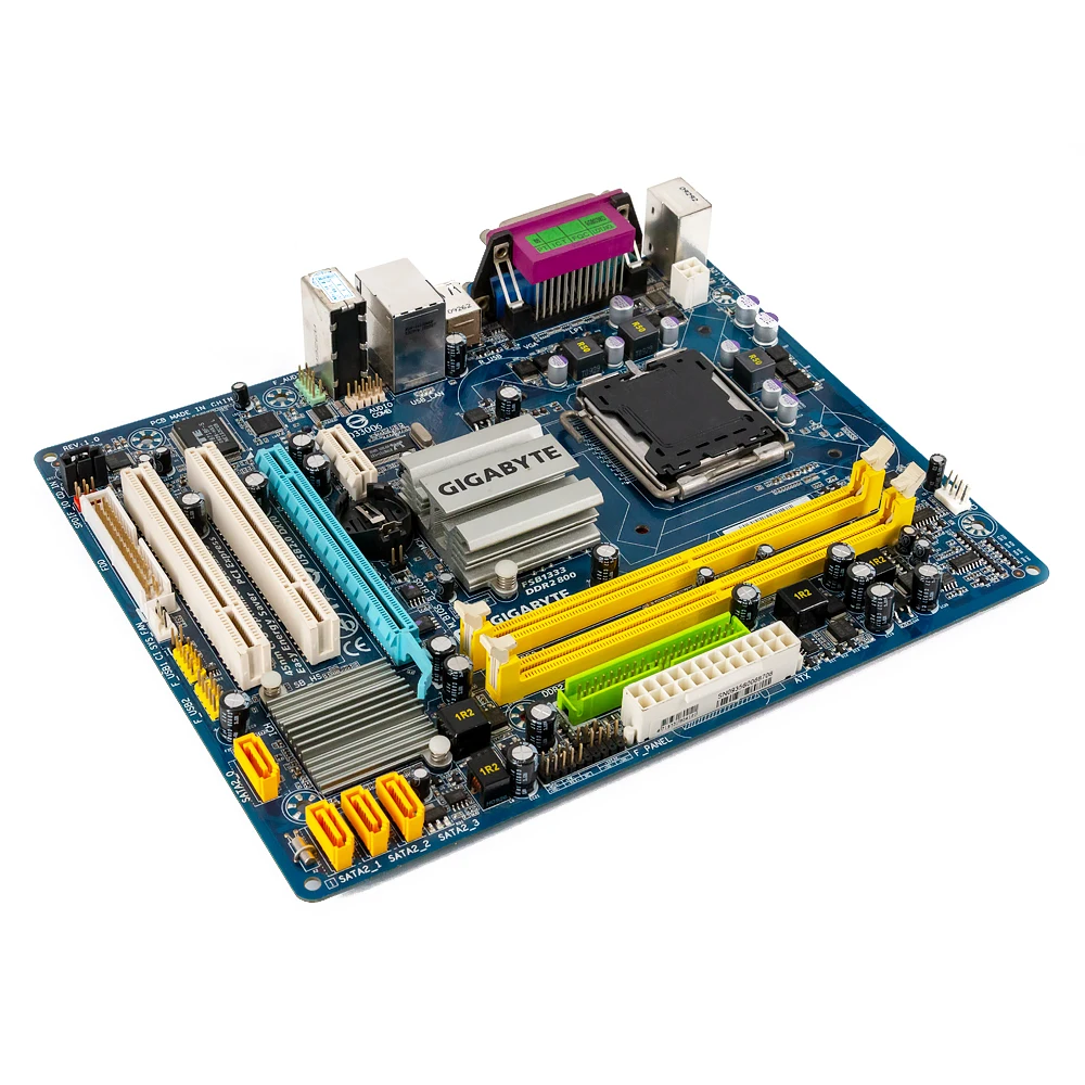 Gigabyte GA-G41M-ES2L оригинальная б/у настольная материнская плата G41M-ES2L G41 LGA 775 DDR2 8G SATA2 USB2.0 Micro-ATX