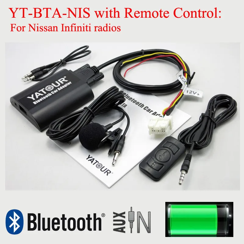 Yatour Автомобильный цифровой MP3 интерфейс BTA с пультом дистанционного управления для радиоприемников Nissan Infiniti