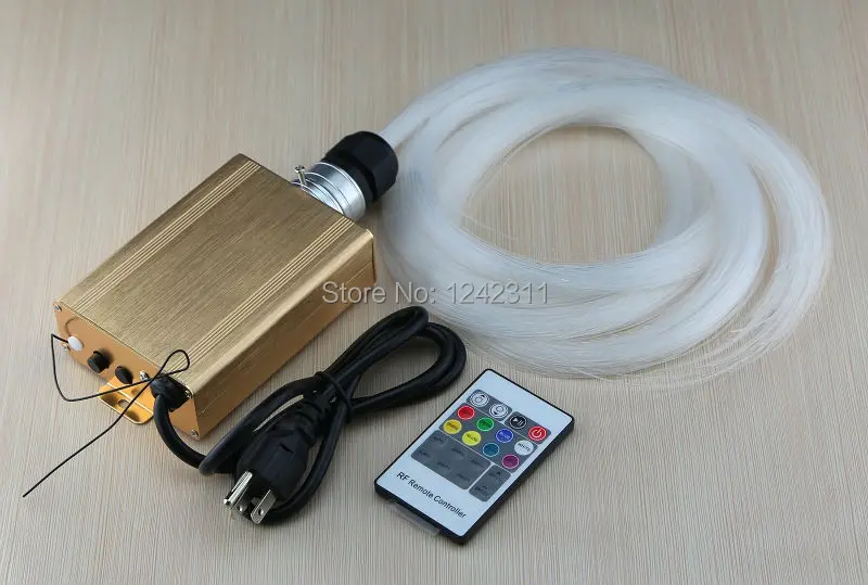 

DIY stars ceiling light otpical fiber lights for DIY home decoration night lighting led fiber optic light box 0.75mmx4mx280fibre