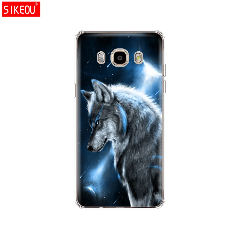 12057 Мягкий ТПУ силиконовый чехол для samsung Galaxy J5 чехол J510 J510F чехол для samsung J5 чехол в виде кошки цветка - Цвет: 12057