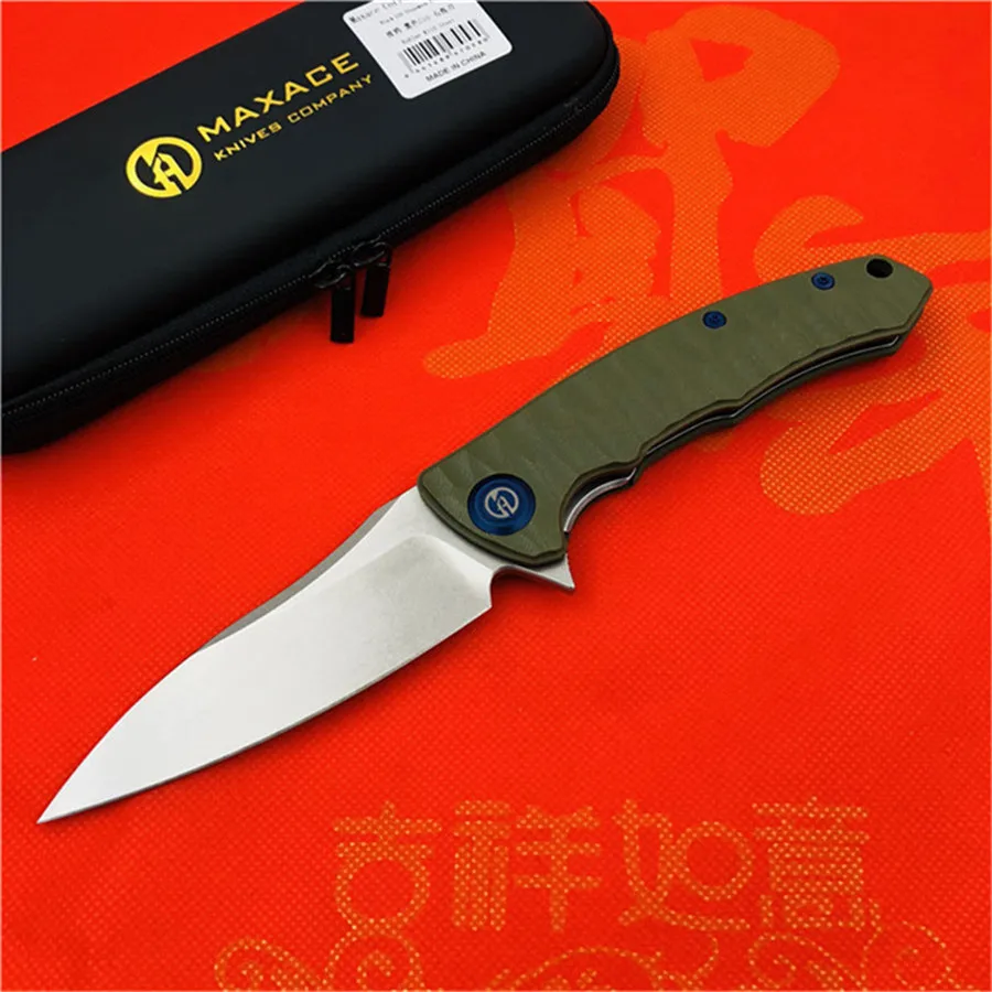 MAXACE Raven- K складной нож G10 Ручка Bailu K110 стальной складной нож s Открытый Кемпинг рыболовные инструменты