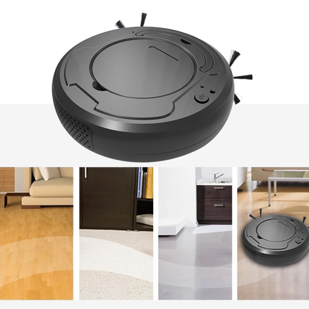 3 в 1 Интеллектуальный робот без мешка пылесос набор бытовой зарядки USB мрамор