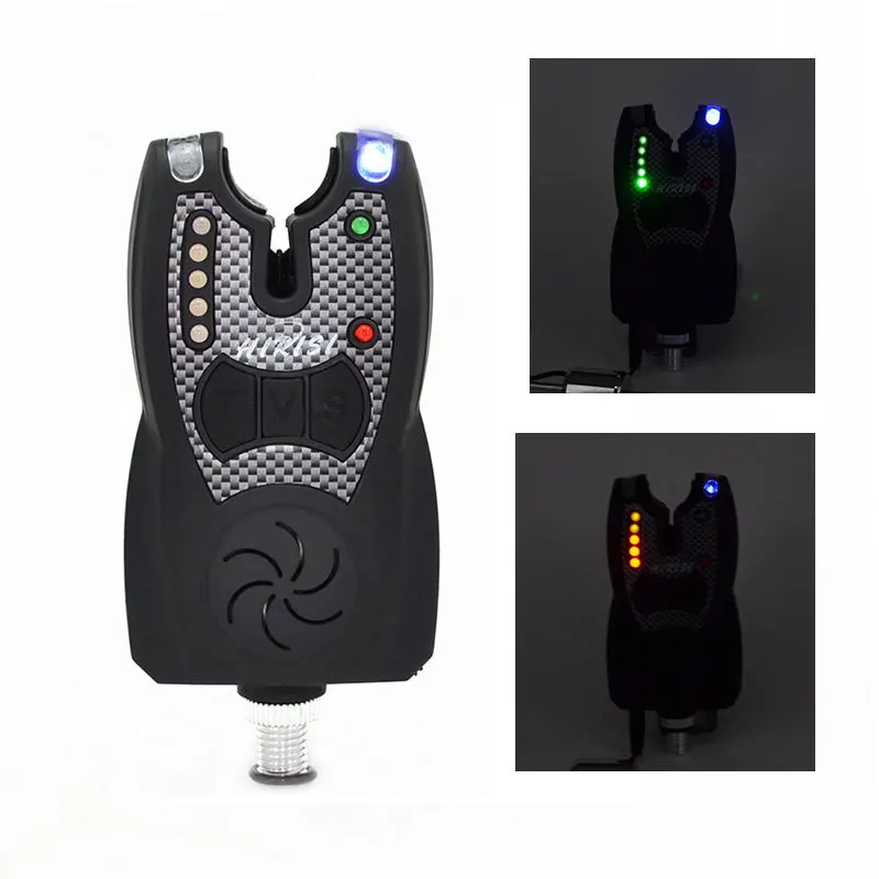 2 шт. сигнализация для ловли рыбы беспроводной светодиодный индикатор сигнала