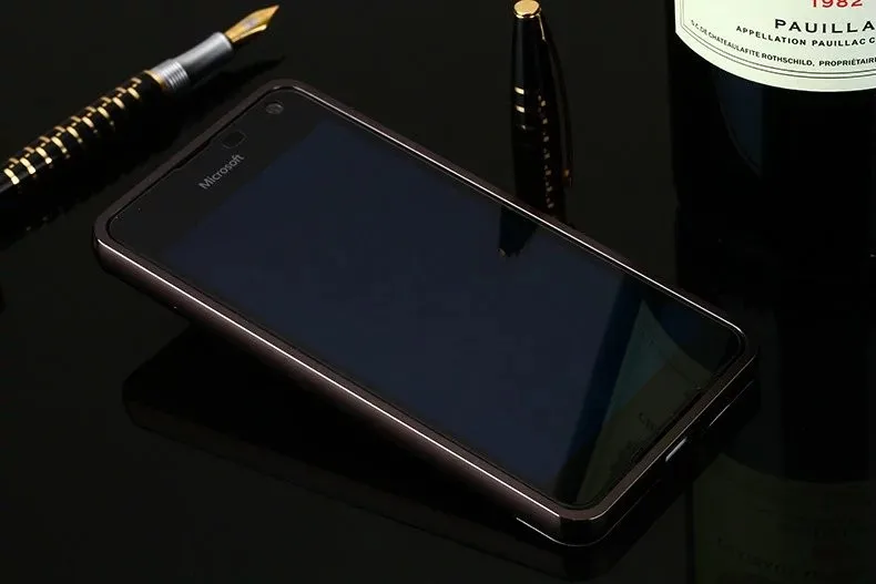 Зеркало задняя крышка для Microsoft Nokia Lumia 650 чехол Алюминий металлический каркас Жесткий Телефон Чехлы для Lumia650 N650 Капа