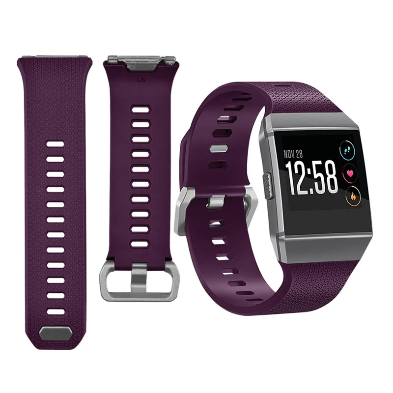Быстросъемные спортивные силиконовые часы браслет ремешок для Fitbit ионический