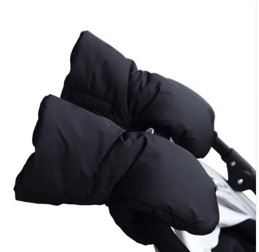 Фото Перчатки для детской коляски зимние аксессуары теплые меховые - купить