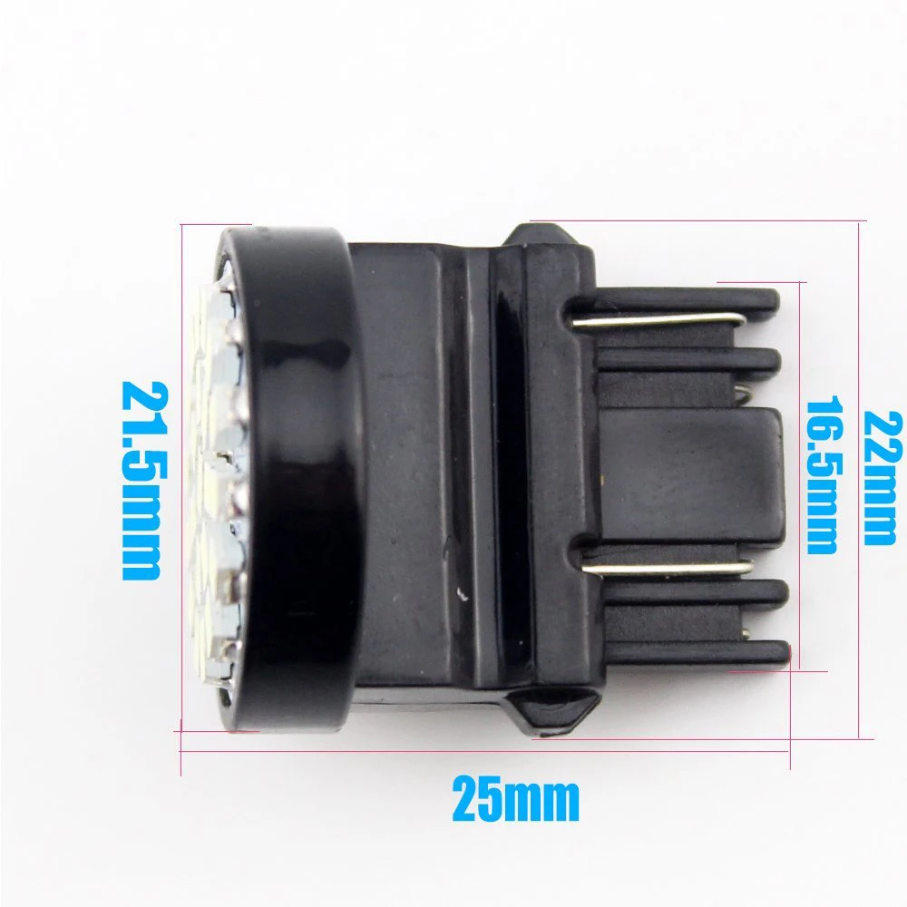 Yushuangyi 10 шт./лот 1156/BA15S 1157/BAY15D 3156 3157 7443 7440 светодиодный стоп сигнал поворотный свет
