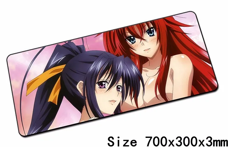 Школьный dxd коврик для мыши лучший 70x30 см игровой коврик для мыши геймер Коврик для мыши HD коврик с принтом клавиатура компьютерная мышь ноутбук игровые коврики