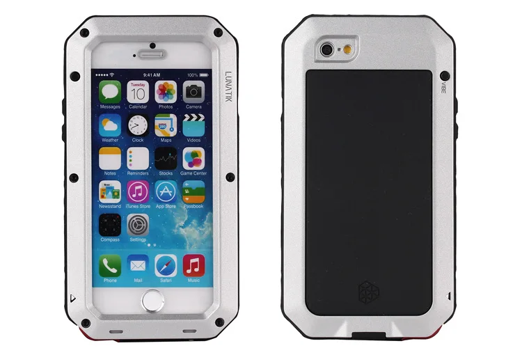 2017 NEW 360 degree Powerful Metal alloy Shockproof dirtproof Phone Cases For Apple iPhone 5 5s SE Weatherproof Case Cover | Мобильные