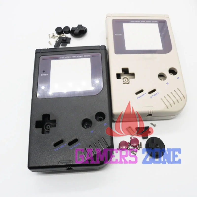 Черный Серый OEM новый чехол с полным корпусом для Nintendo Gameboy Classic GB DMG GBO|case for|housing
