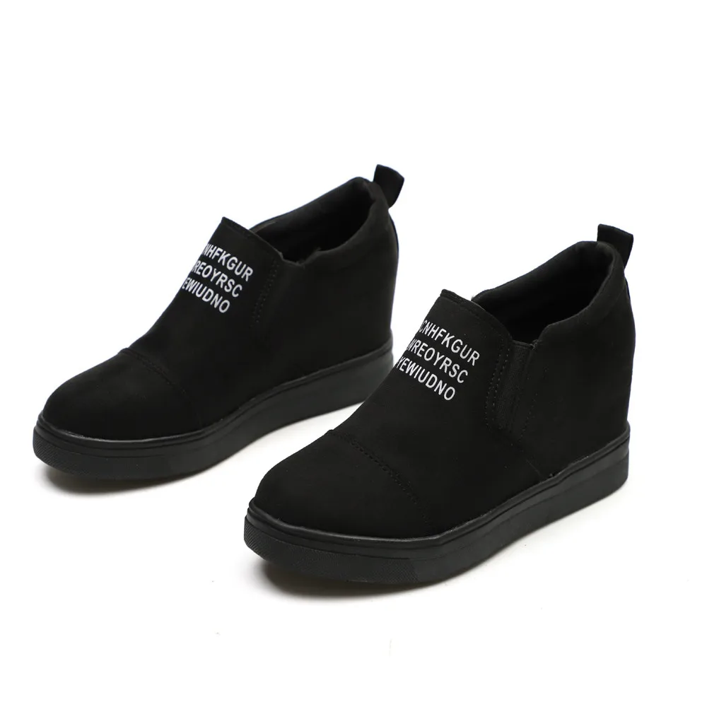 Women's Ladies Fashion Ankle Letter Increasing Wedges Martin Shoes Short Boots winter boots women warm snow#g8