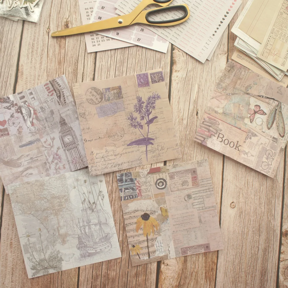 45 шт. DIY Цветочная фотография тема бирка мини карта фон рукоделие Скрапбукинг