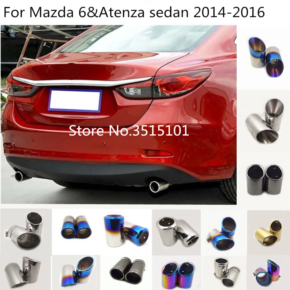 Наконечник Выхлопной Трубы для Mazda 6/Atenza Sedan 2014 2015 2016 2017 2018 | Автомобили и мотоциклы