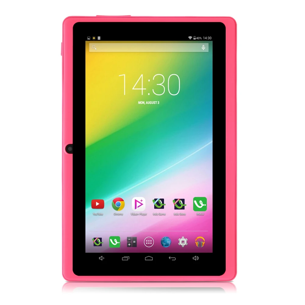 IRULU eXpro X1 7 дюймов Allwinner Android 4.4 Tablet Quad Core 8 ГБ 1024*600 HD Двойной Камеры Google APP Играть Wi Fi