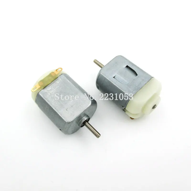 2 шт./лот двигатель постоянного тока маленький четырехколесный привод мотор