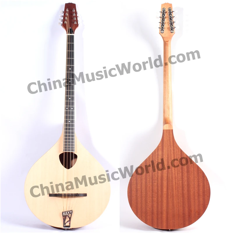 Верх из твердой ели/Sapele Back& Sides/Afanti Irish Bouzouki mandolin(AMB-100
