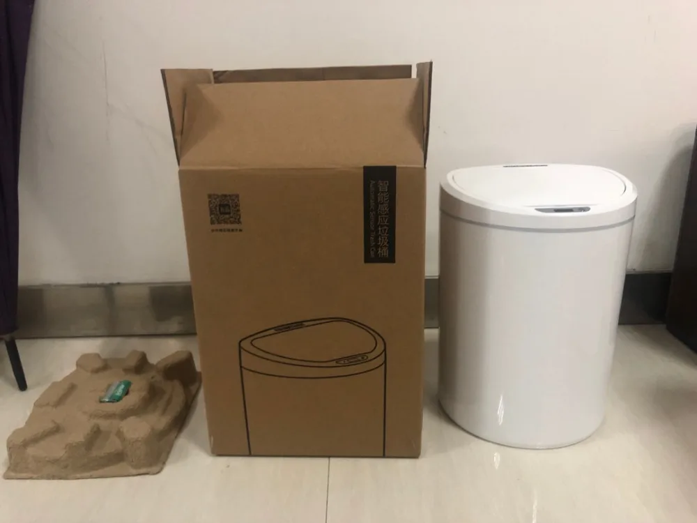 Xiaomi NINESTARS Смарт Сенсор мусорный бак 10L автоматический индукционный бесшумный Бесконтактный мусорный контейнер для Дом Офис Кухня Применение