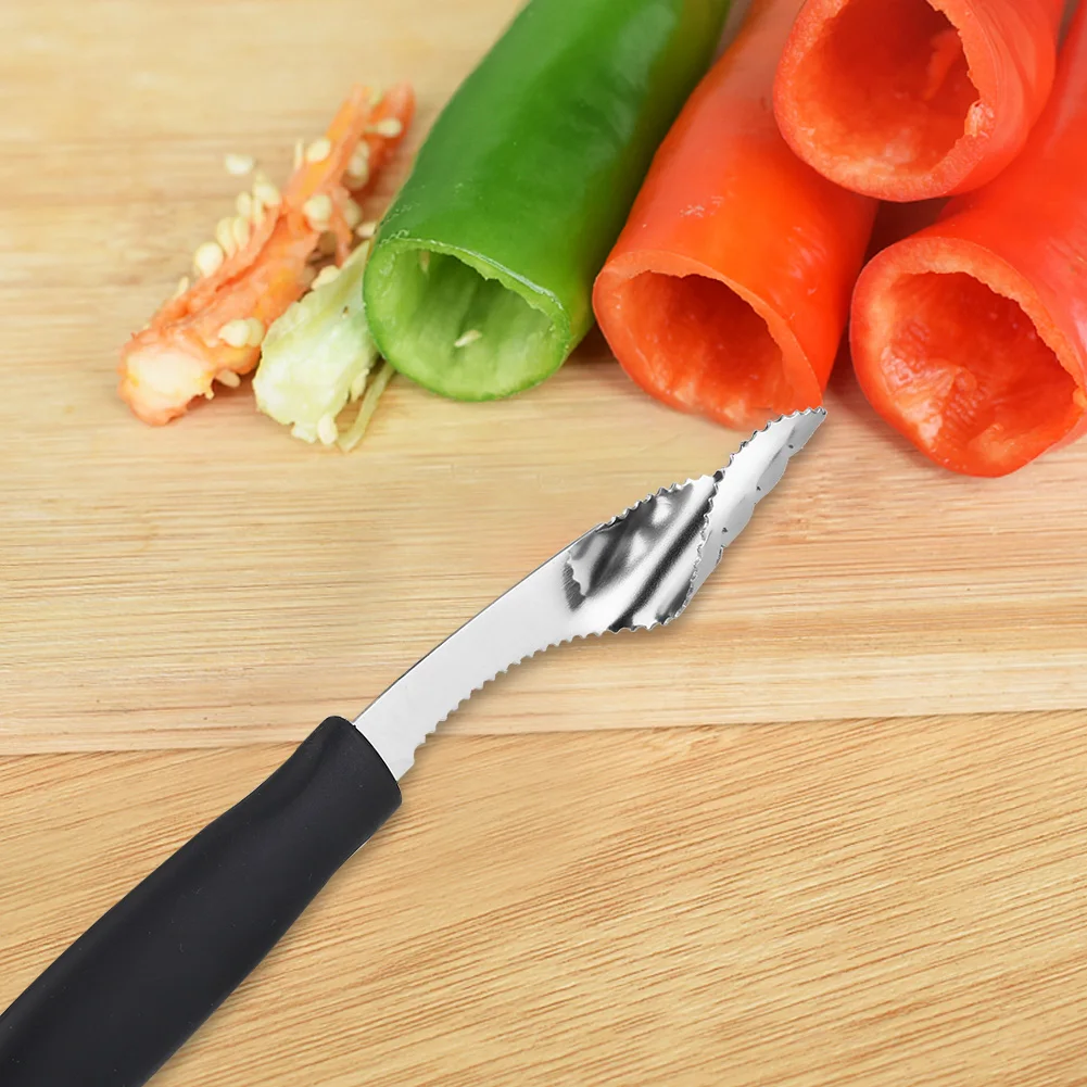 Изогнутый молоток чили из нержавеющей стали для чили молоток для перца Jalapeno нож кухонный инструмент для приготовления пищи