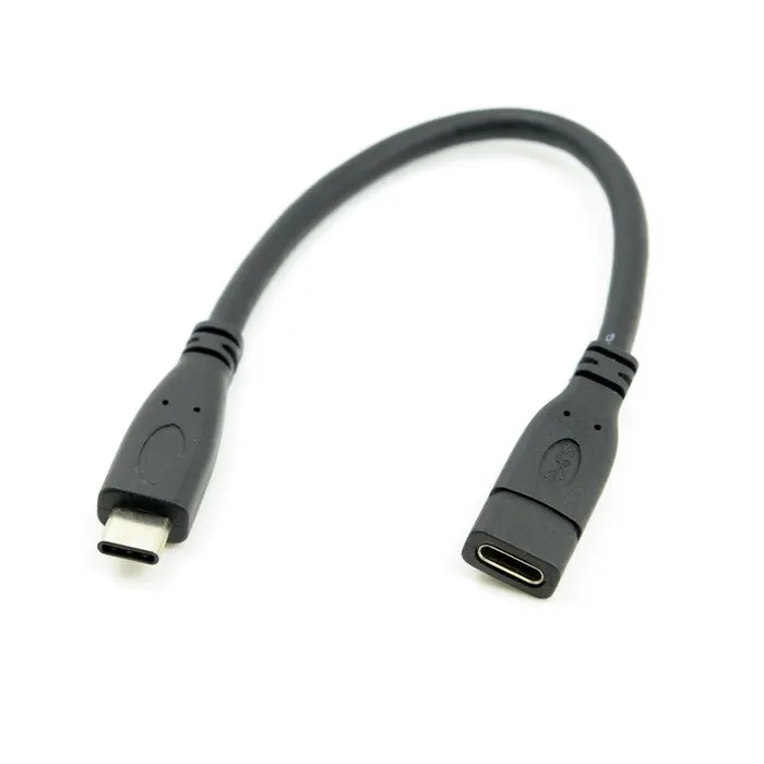 Chenyang-Cable CY 10cm USB-C USB 3.1 Type C Male to Female Extension Data Cable for 12 inch Mac book Tablet & Cell Phone
Chenyang-Cable CY 10cm USB-C USB 3.1 Type C Male to Female Extension Data Cable for 12 inch Mac book Tablet & Cell Phone