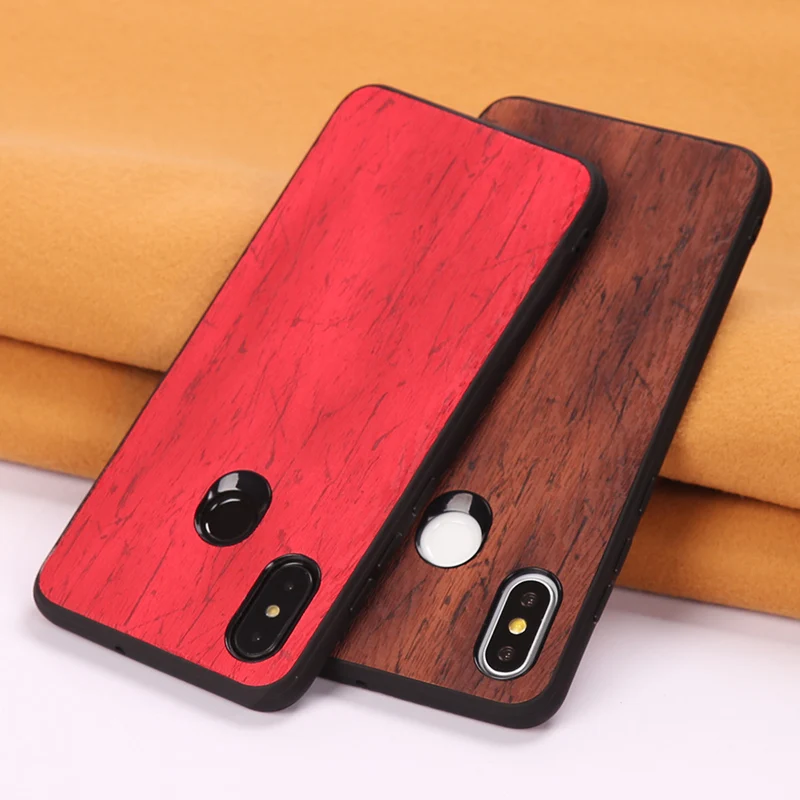 Роскошный чехол для телефона для Xiaomi mi 8 lite A1 A2 lite mi x 2S Max 3 чехол с текстурой древесины мягкий чехол для Red mi Note 5 6 Pro Чехол