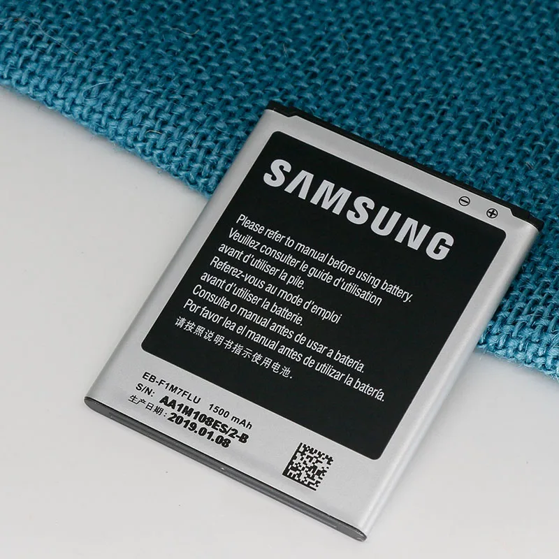 Новый оригинальный samsung Сменный аккумулятор для Galaxy S3 mini i8160 i8190 i8200 1500 мАч EB-F1M7FLU