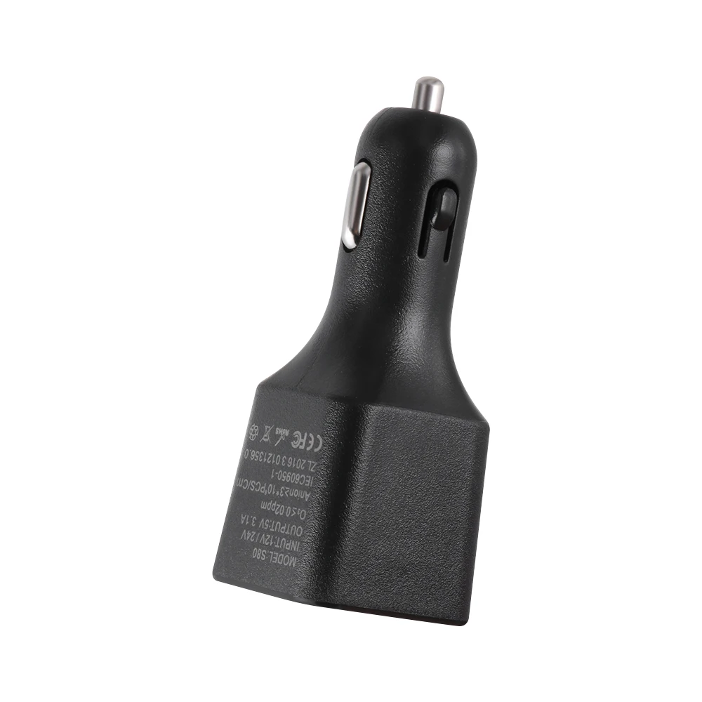 Автомобильный очиститель воздуха Свежий 3 USB зарядное устройство 2 в 1 быстрое