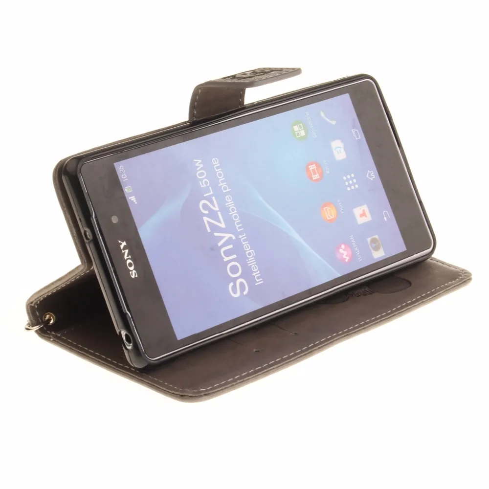 Чехлы для телефонов Sony Xperia Z2 z 2 4G LTE D6503 D6502 C770X модный кожаный чехол с откидной