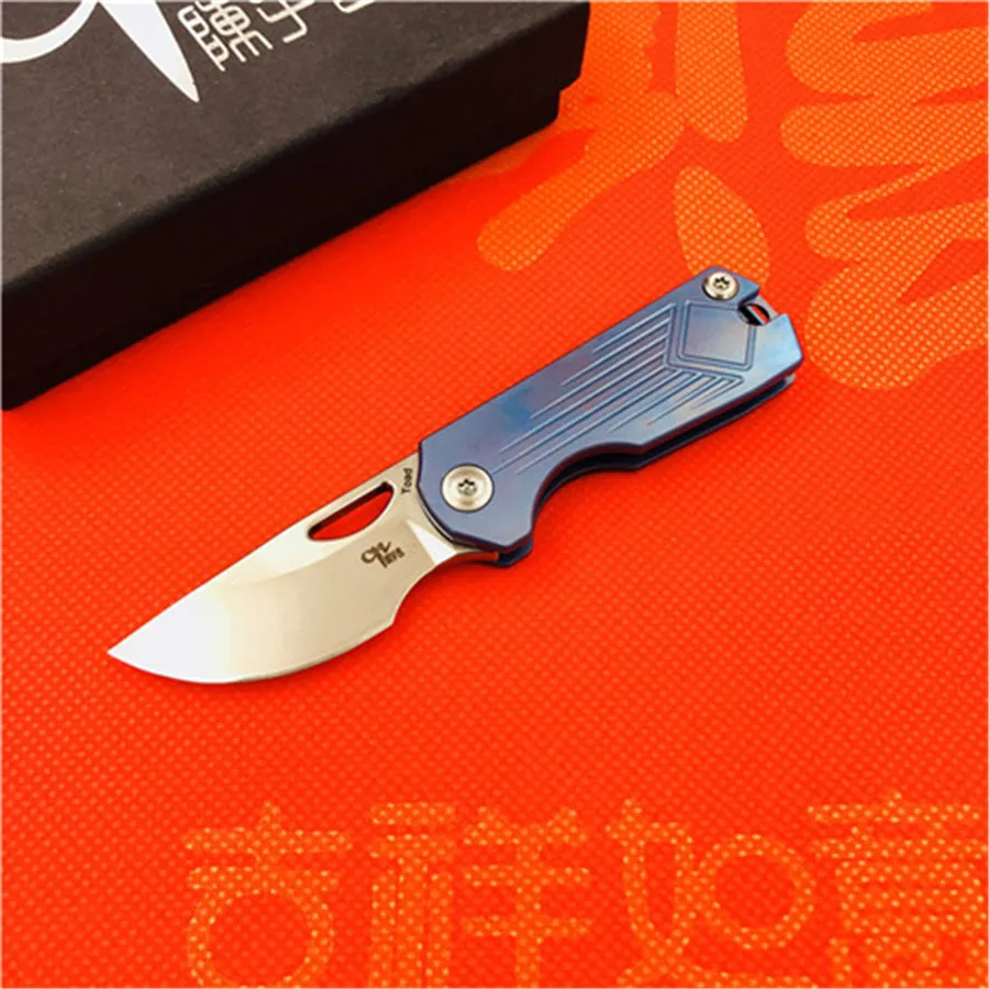 CH CH3515Flipper складной нож s35vn лезвие титановая ручка Открытый Отдых выживания Охота карманные фрукты Кухонные Ножи EDC инструменты