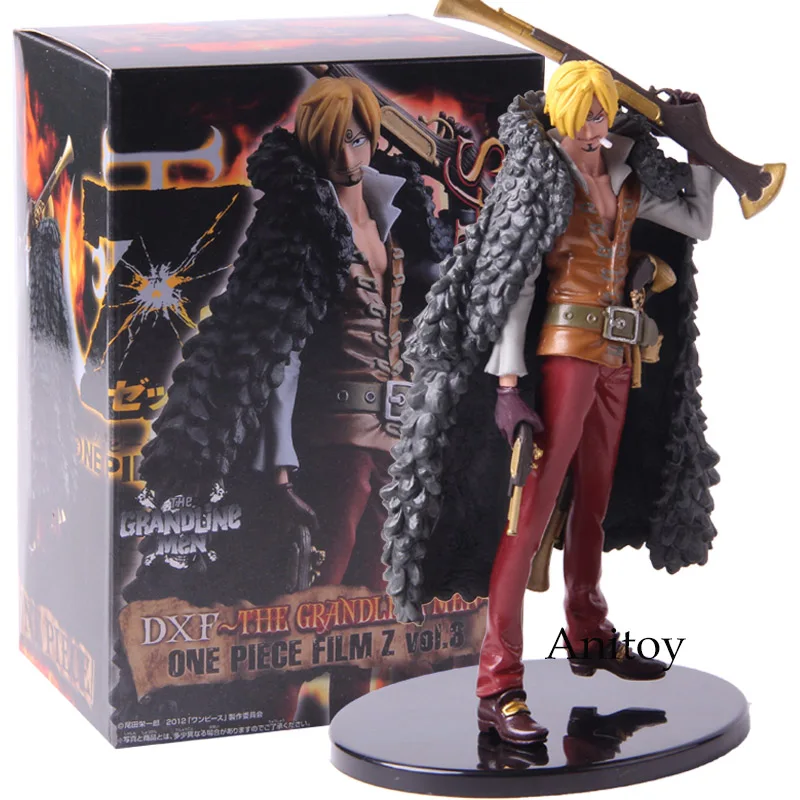 with retail box Banpresto one piece Фильм Z The Grandline men vol.3 Vinsmoke Sanji DXF фигурка Коллекционная модель игрушки - Цвет: with retail box