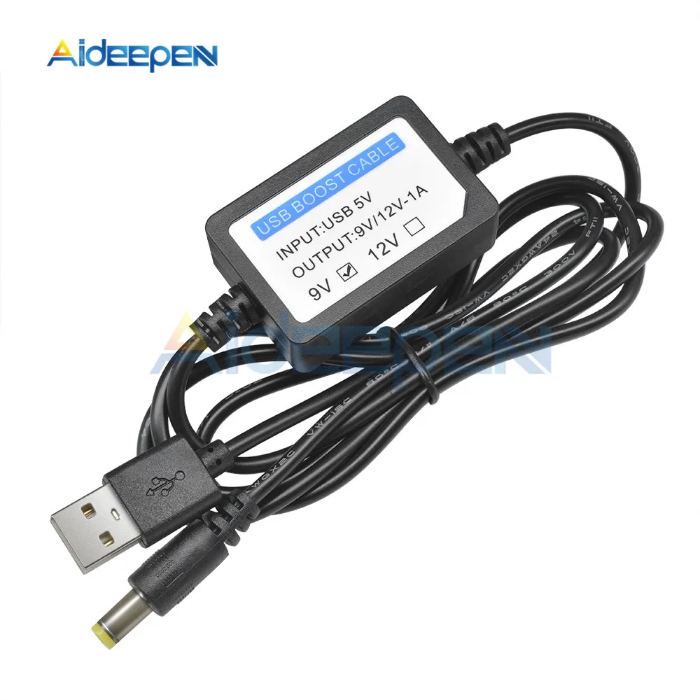 USB 5V to 9V/12V 1A Power Boost Line Step UP Module USB-преобразователь адаптер кабель-переходник 5 x мм DIY