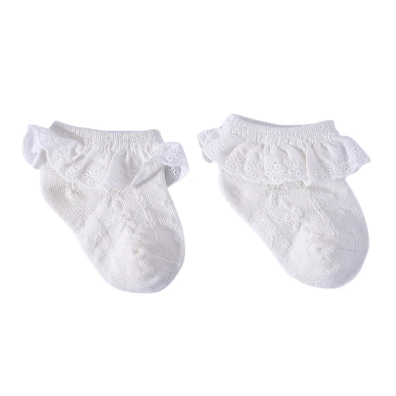 

2018 Lace Ripple Baby Girl Cotton Breathable Socks Kids Princess Cute Newborns Infants Toddler Children Socks #330XY